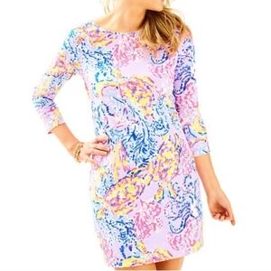 Lilly Pulitzer Marlowe Dress Lilac So Snappy Nautical Resort Cruise Vacation S